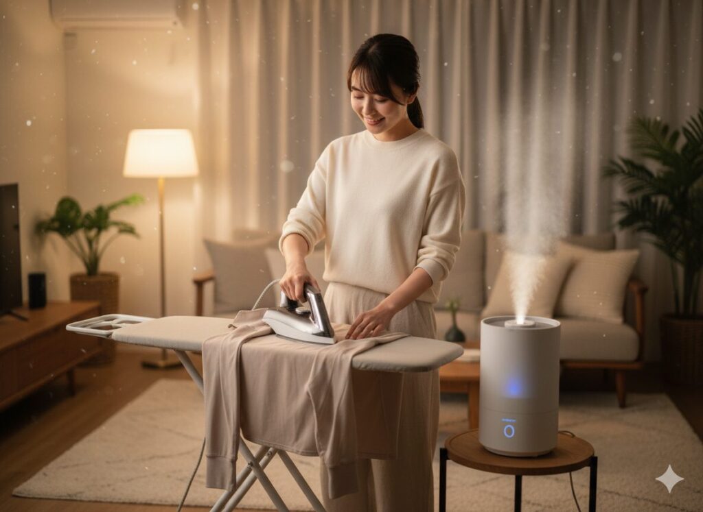 現金給付で快適生活を実現 家電で快適に暮らす女性