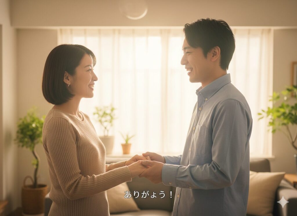 「ありがとう」で生まれる対等な関係
