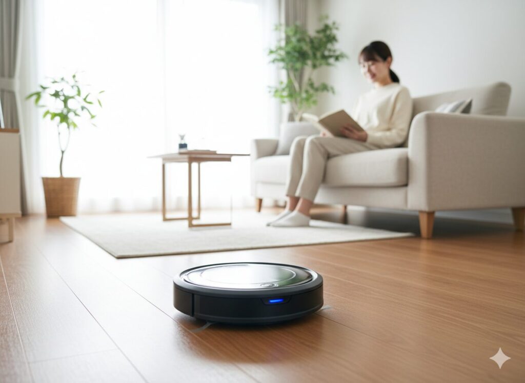 給付金で購入した時短家電 ロボット掃除機で時短する生活