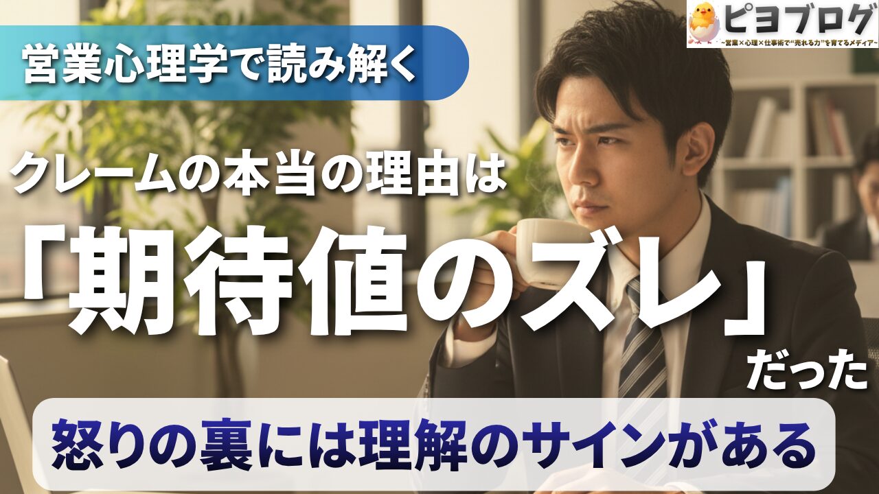 「期待値のズレ」