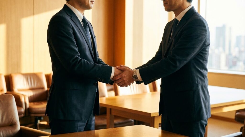 信頼関係が築かれた瞬間のクローズアップ写真