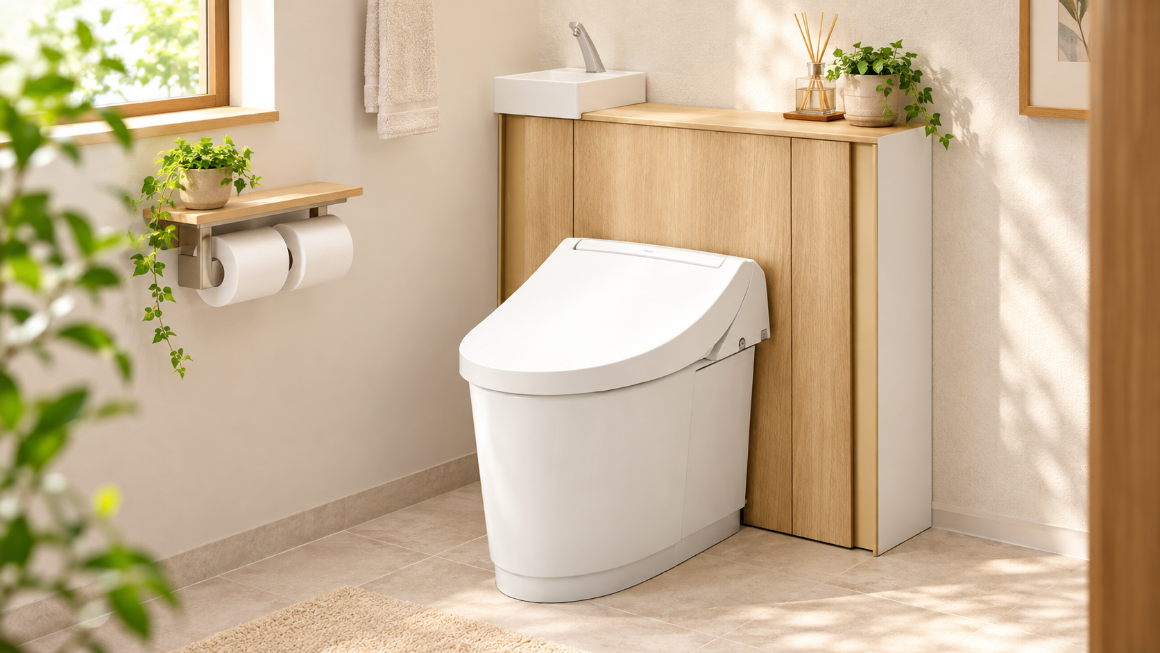 キャビネット型トイレの設置イメージ